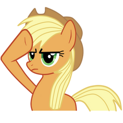 Applejack Salute Vector