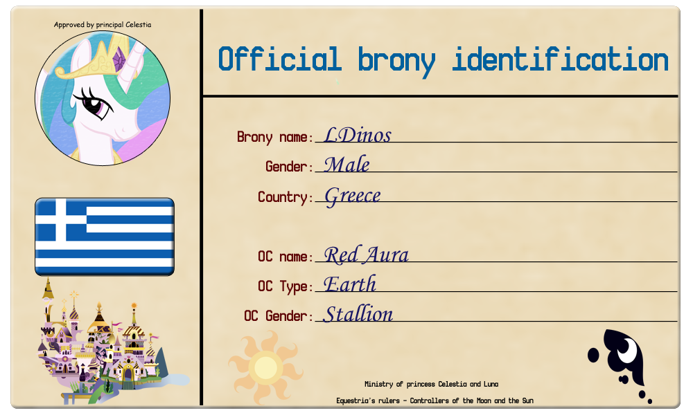 Brony Chart My brony Identification by LDinos on DeviantArt
