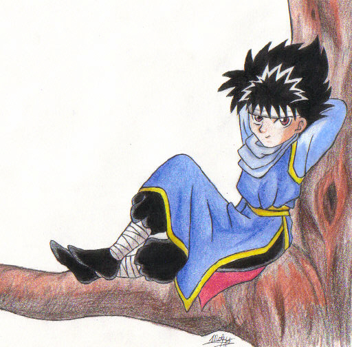 Hiei in a Tree - for Ru-shin