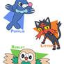 Alola Starters - Pokemon