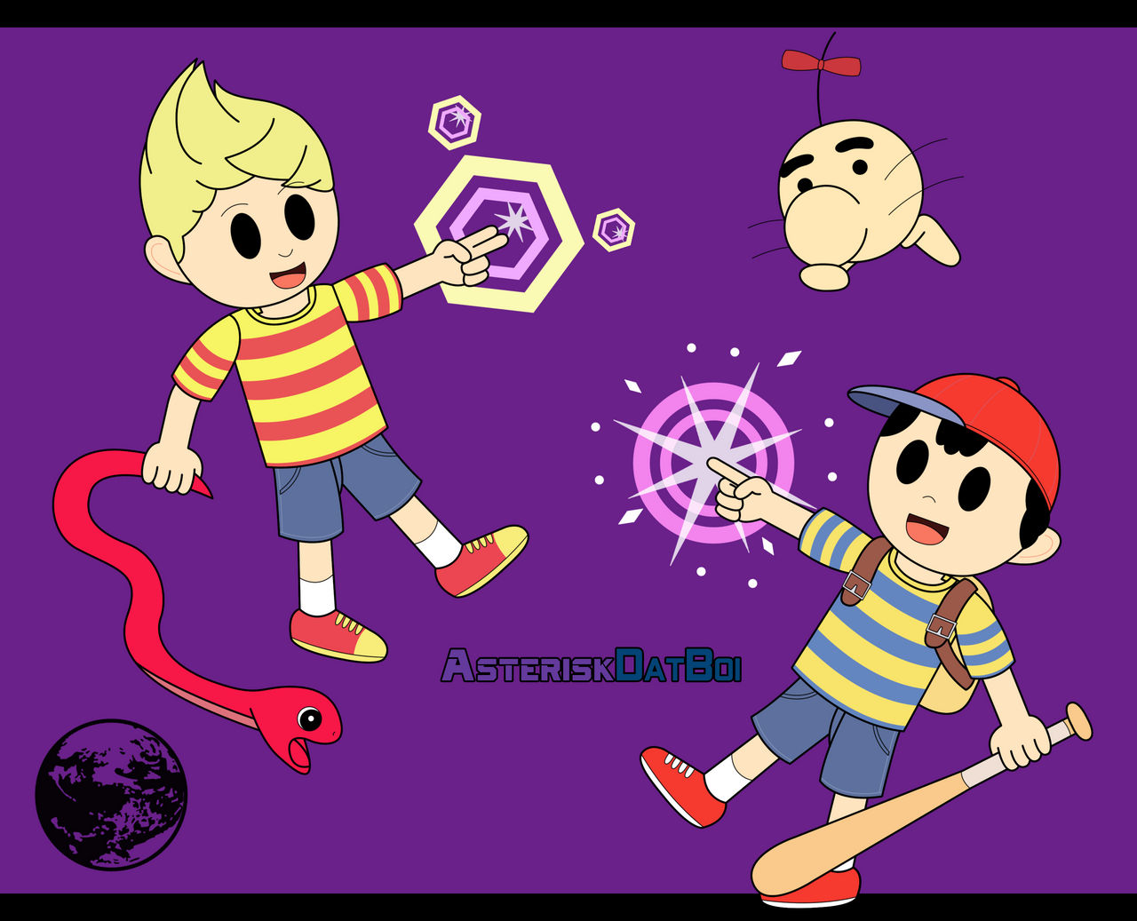 Ness And Lucas Earthbound By AsteriskDatBoi On DeviantArt ness-and-lucas-earthbound-by-asteriskdatboi-on-deviantart