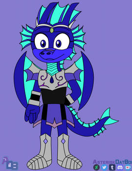 Sapphire the Dragon [Sonic OC RQ]