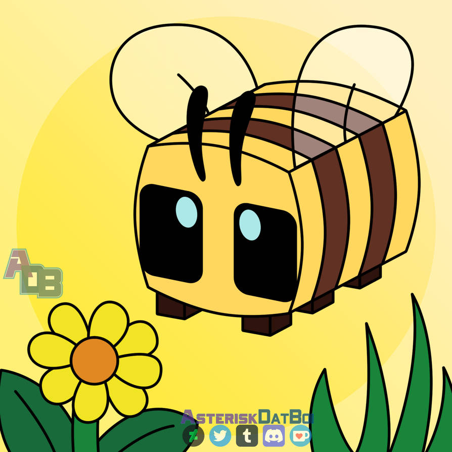 Minecraft Bee by AsteriskDatBoi on DeviantArt