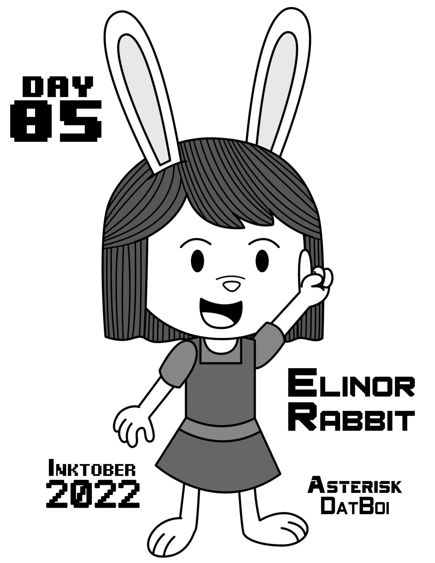 Inktober 2022 - Day 05: Elinor Rabbit by AsteriskDatBoi on DeviantArt