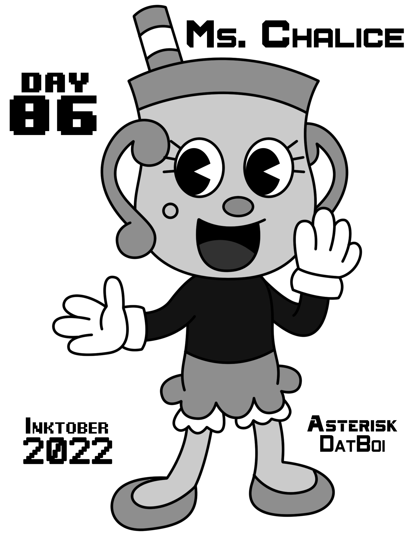 Inktober 2022 - Day 06: Ms. Chalice