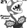 Inktober 2022 - Day 27: Piranha Plant