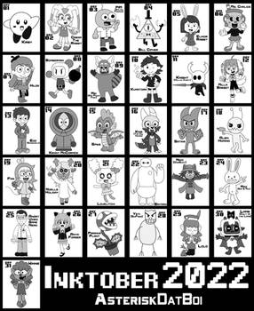 Inktober 2022 Collection