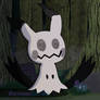 Shiny Mimikyu in the Dark Forest