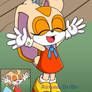 Cream goes YAY! (Sonic X - Screenshot Redraw)