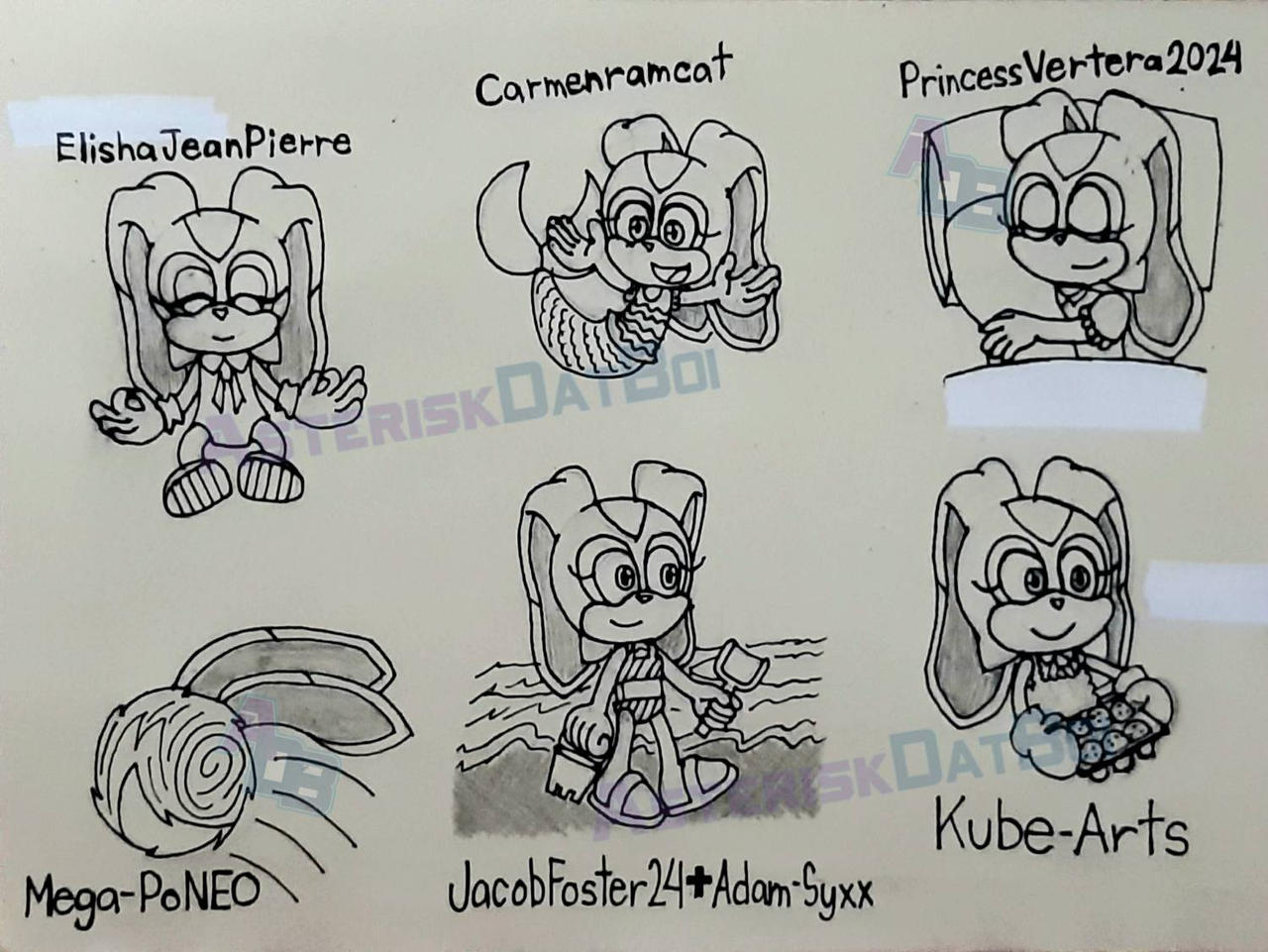 Cream The Rabbit Arm Cream the Rabbit - Trad Lineart RQ by AsteriskDatBoi on DeviantArt