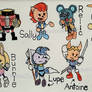 Sketchog character doodles - Archie characters+2