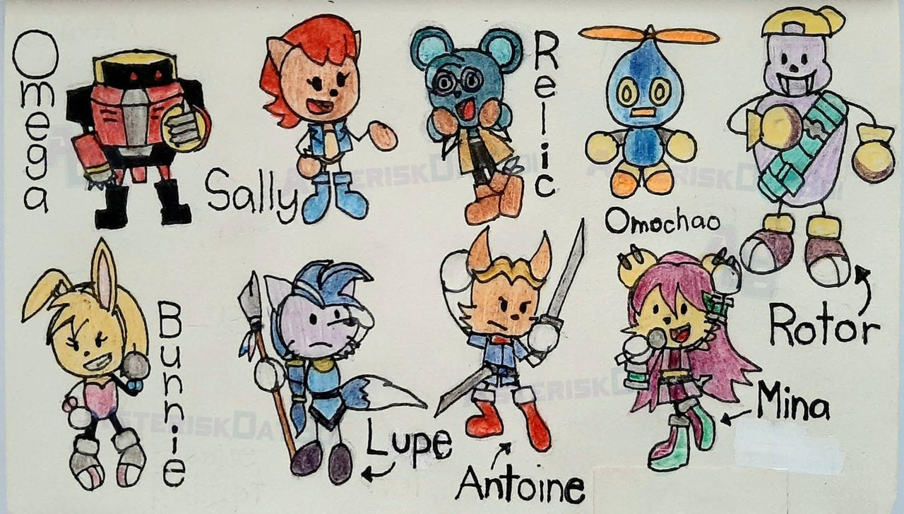 Sketchog character doodles - Archie characters+2 by AsteriskDatBoi on ...