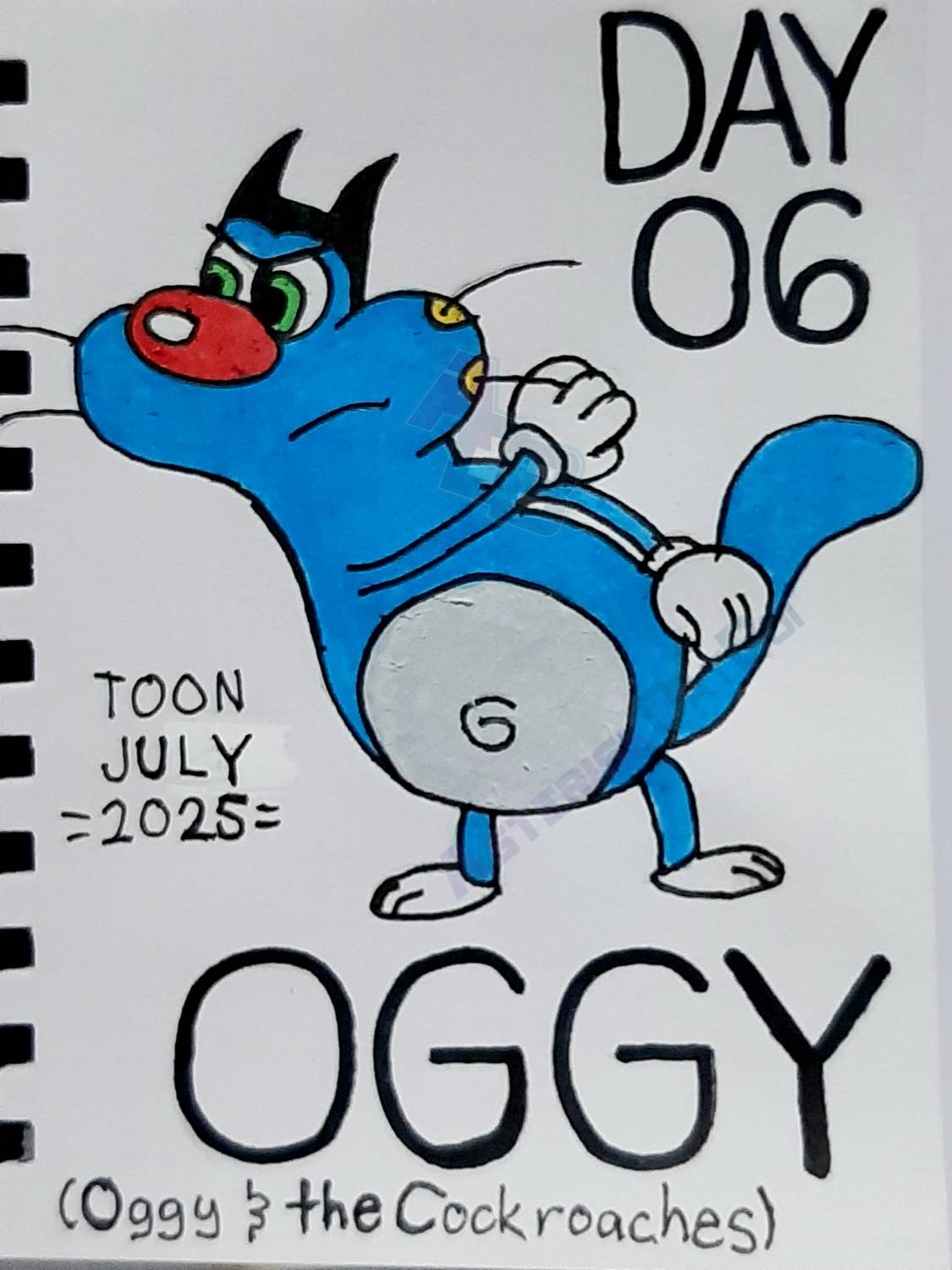 ToonJuly2025 - Day 06: Oggy