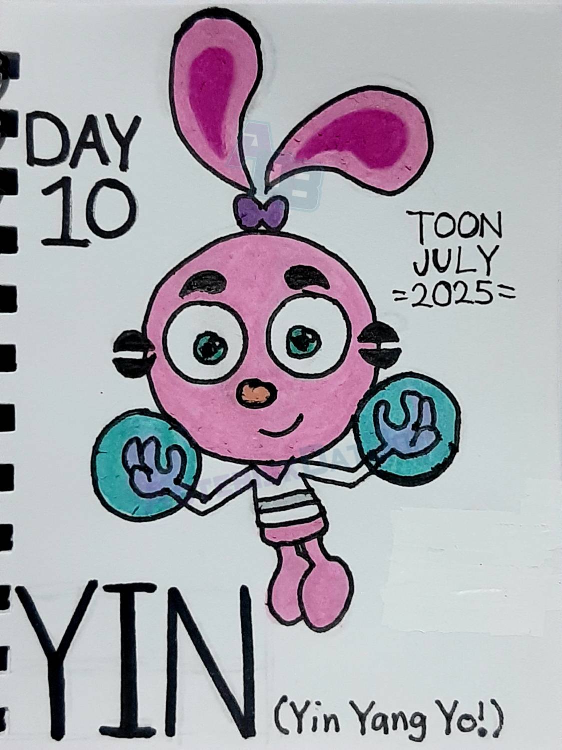 ToonJuly2025 - Day 10: Yin (Yin Yang Yo)