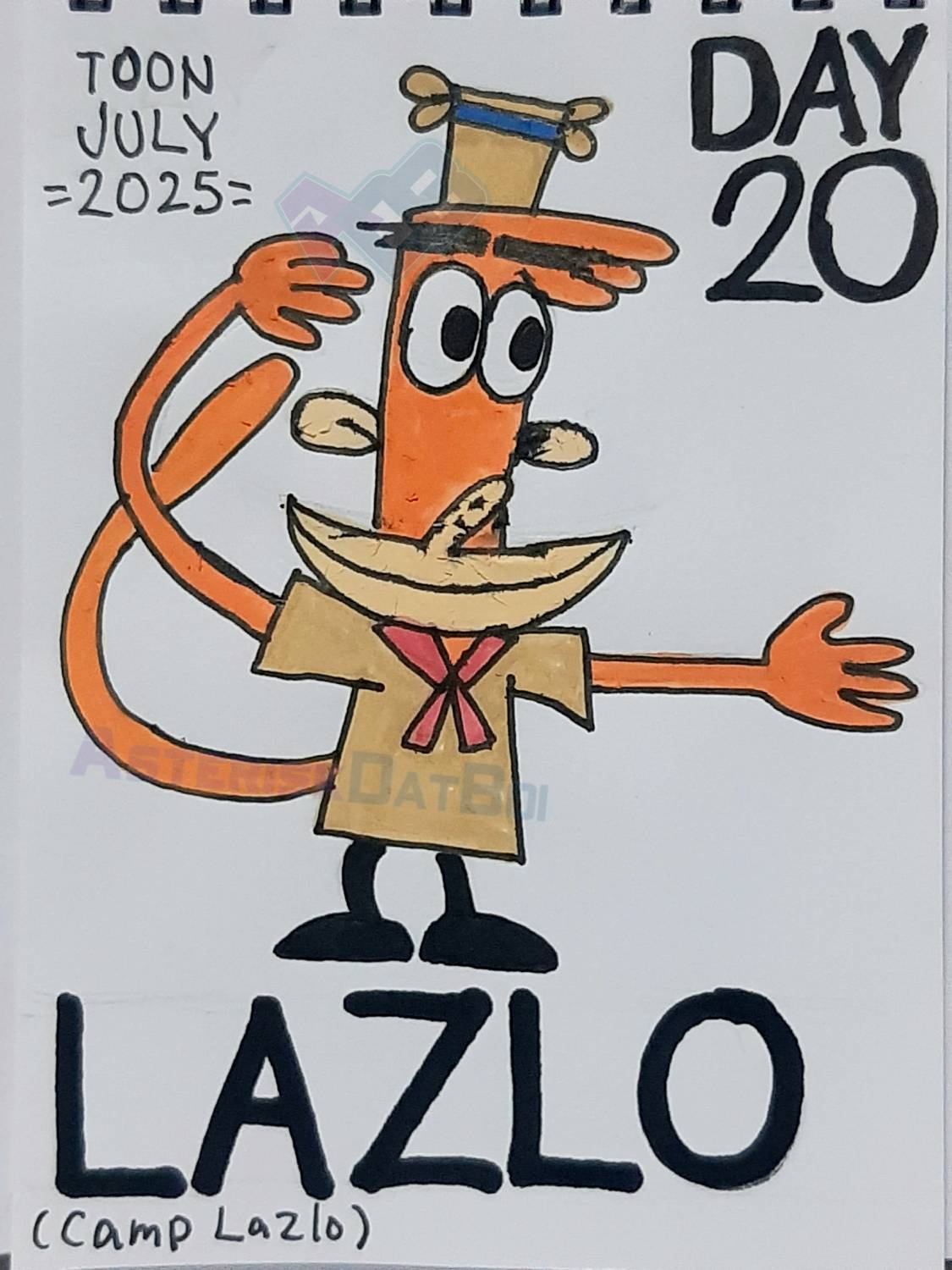 ToonJuly2025 - Day 20: Lazlo (Camp Lazlo)