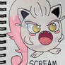 Inktober2025 - Day 23: Scream Tail