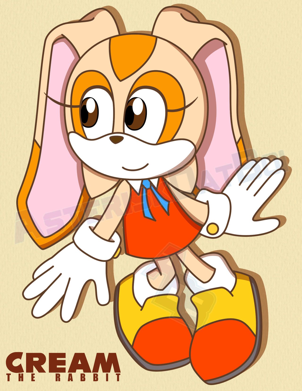 Sept Rabbit Cream the Rabbit (SonicChannel-Sept.2010 ReDraw) by AsteriskDatBoi on ...