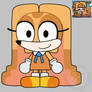 Cream the Rabbit in Cas van de Pol artstyle