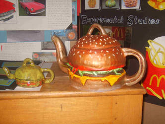 A Burger Teapot