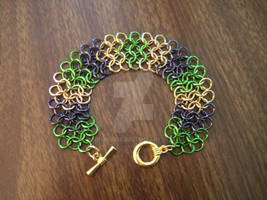 Loki Inspired Chainmail Bracelet