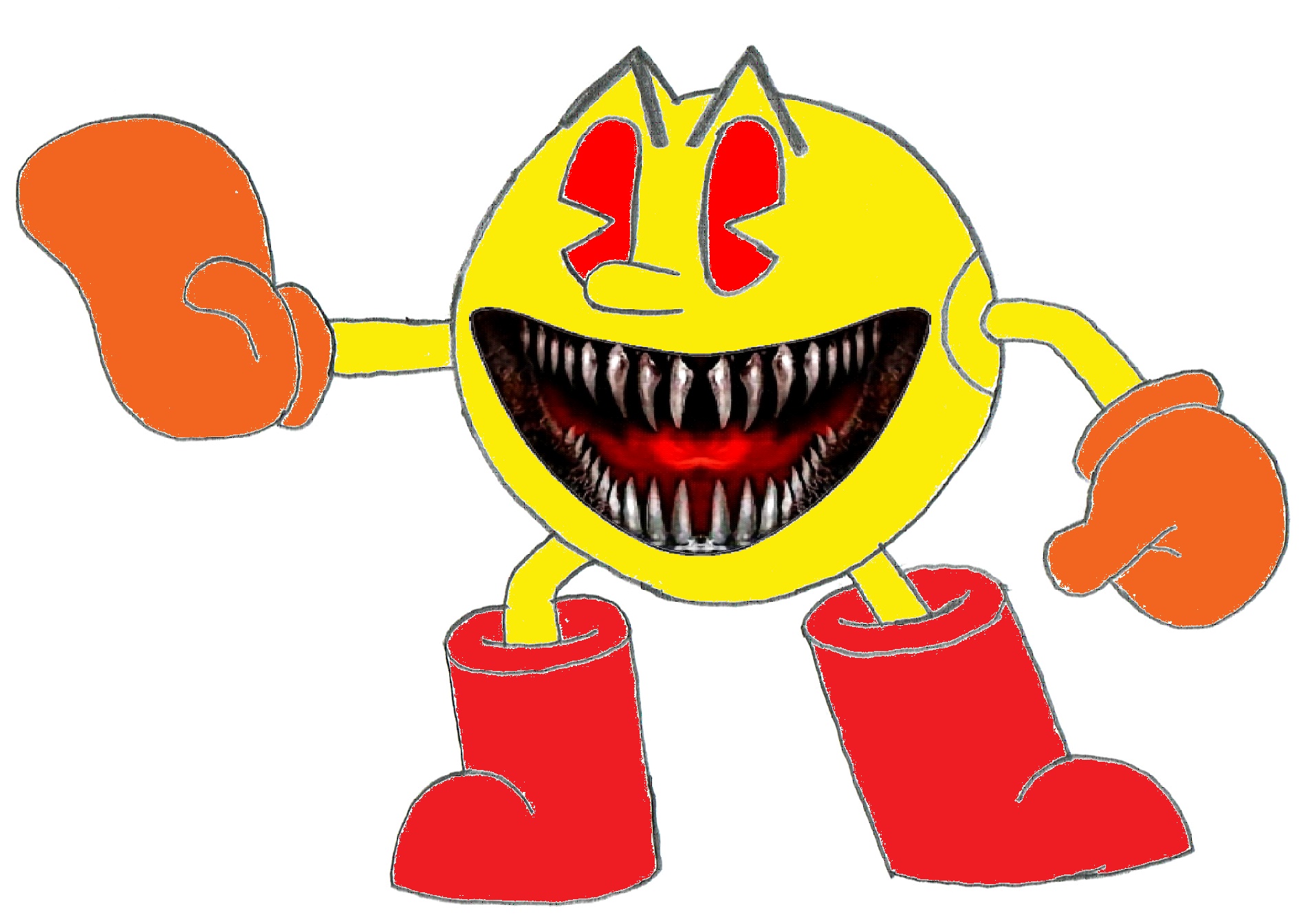 Pacman.EXE by MaceyWitchHunter on DeviantArt