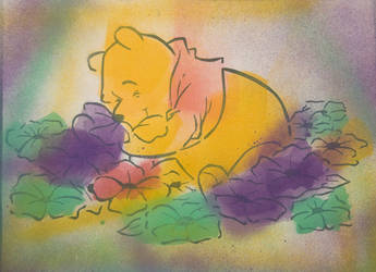 Pooh Stencil