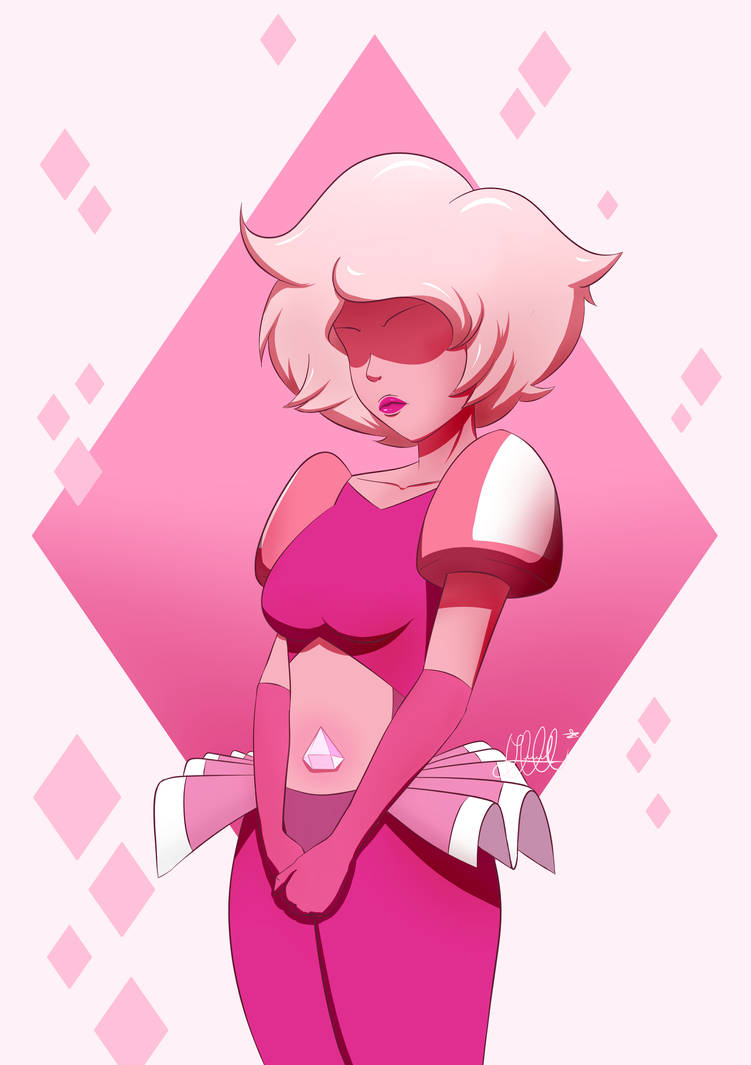 Стивена розовый алмаз. Розовый Алмаз Steven Universe.