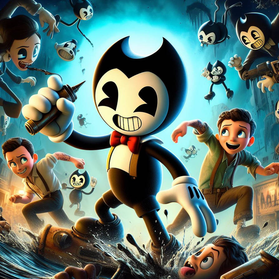 Fat Bendy Ink Machine Bendy and the Ink Machine by Qhardikoo on DeviantArt