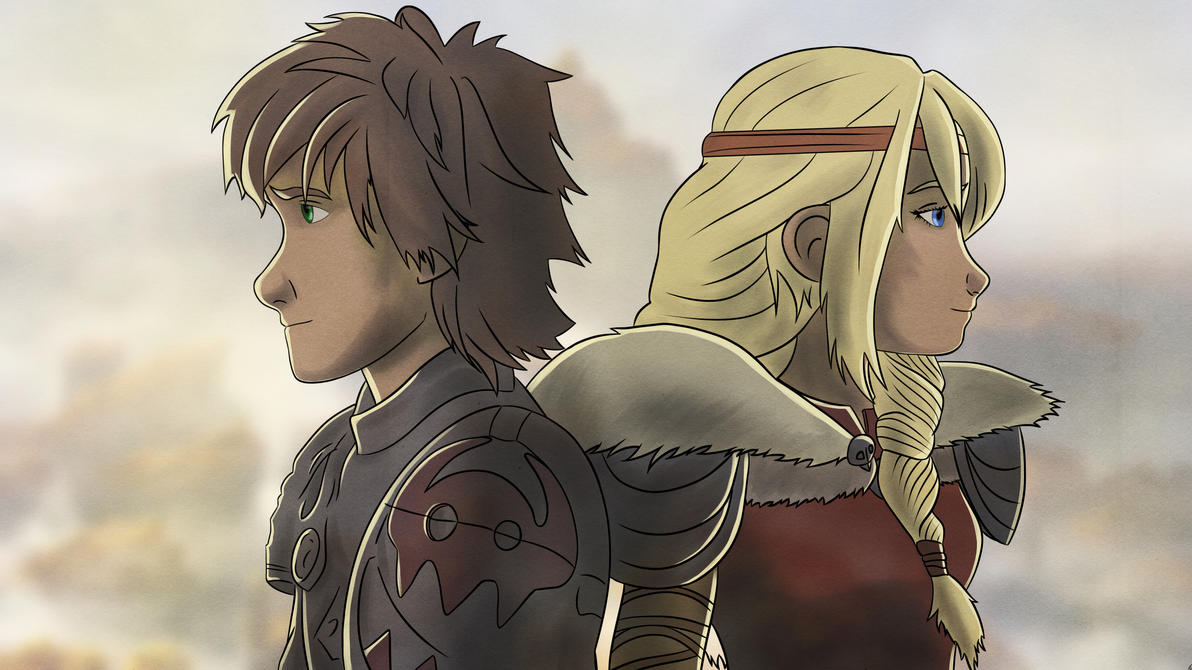 HTTYD Hiccup And Astrid By Bladedvaults92 On DeviantArt.