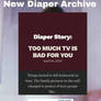 New Diaper Archive - Diaper Story: TV Bad For You