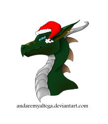 Christmas dragon-elf