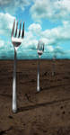 fork in perspective by Pocketface