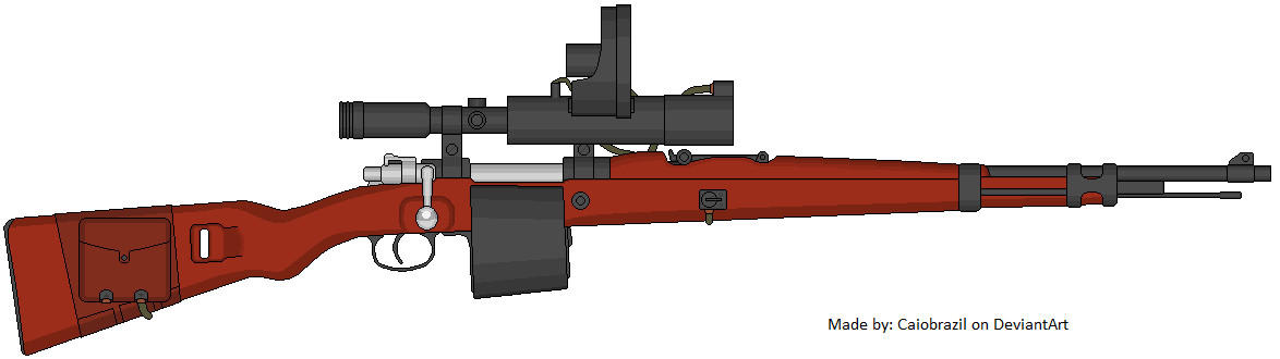 Request: Mauser with drum magazine and IR scope