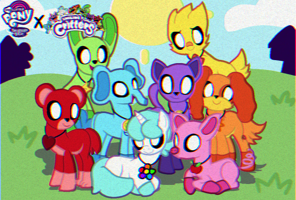 Mlp Smiling (Base edit) (Fanart!) Mlp x Smiling critters by DesignerEryn on DeviantArt