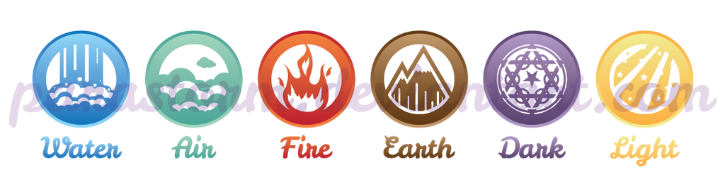 Elemental Symbol Designs by Parastorm on DeviantArt