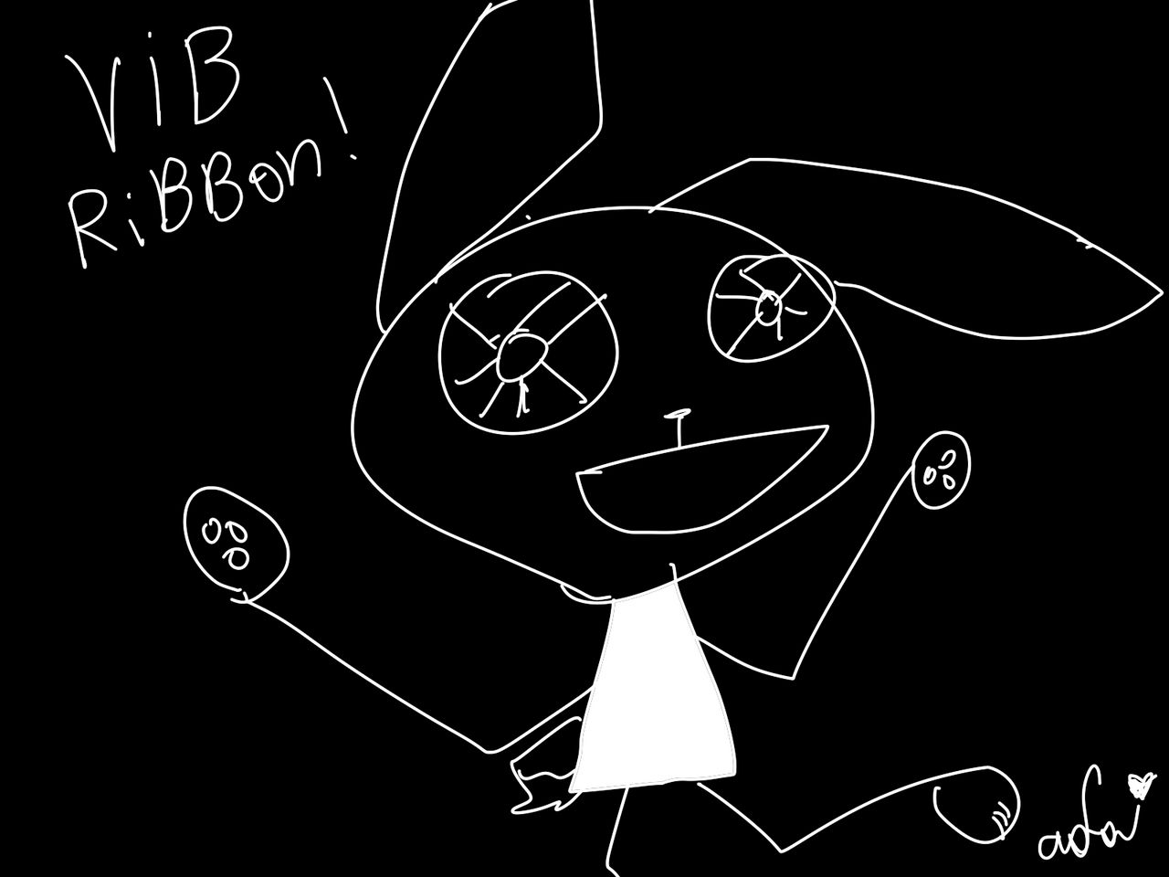 Vib Ribbon by OwochifoxUWU on DeviantArt
