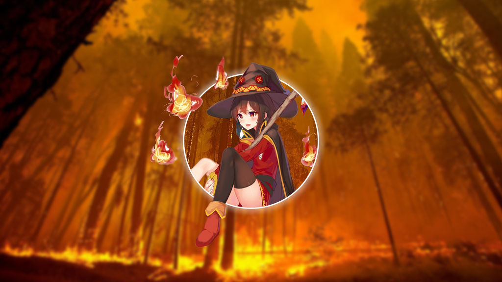 Megumin Hyperdistorted Megumin Shape Render by QBarrette on DeviantArt