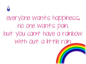 rainbow quote graphic