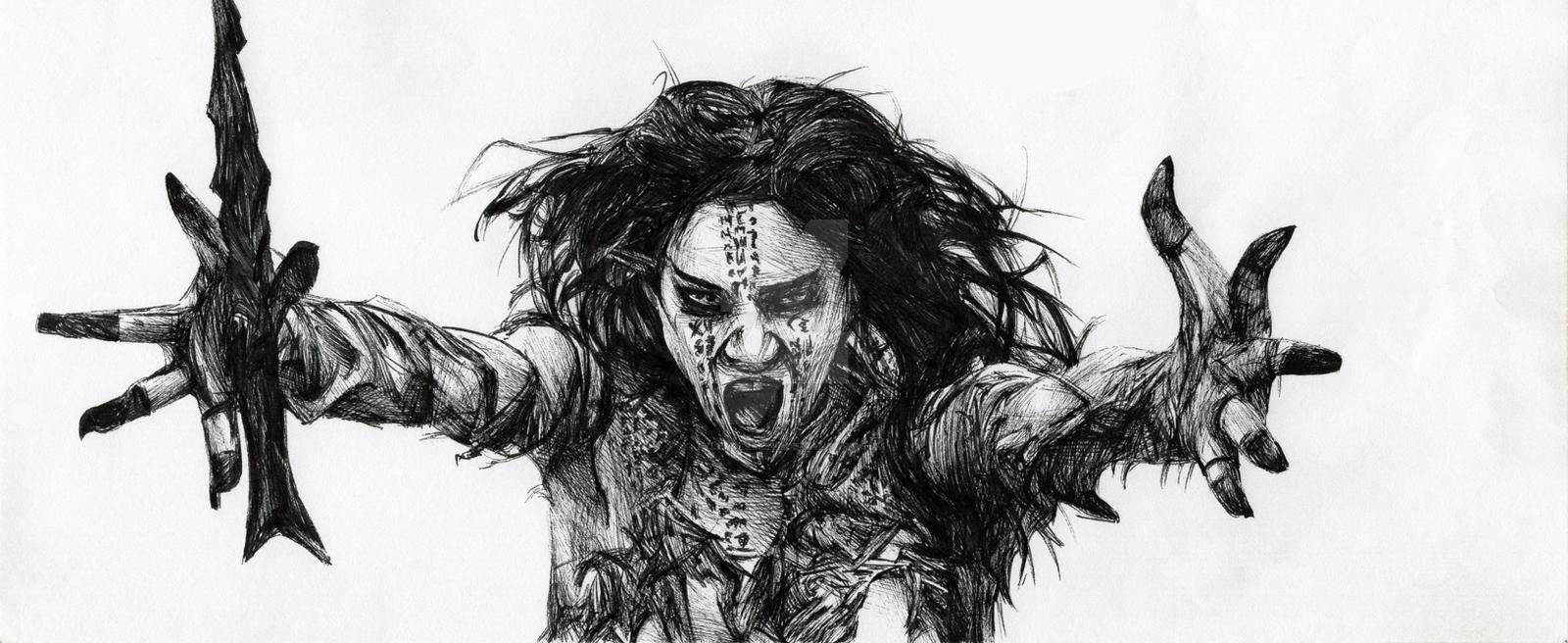 Рисунок мумии из фильма