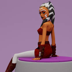 Ahsoka is such a pretty girl!