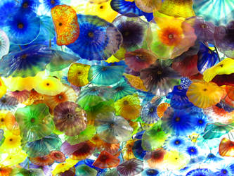 Glass Flower Ceiling