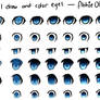 How I Draw And Color Eyes