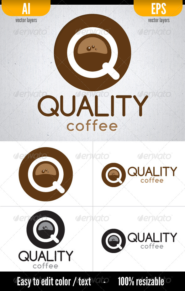 Quality Coffee - Logo Template