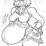 pregnant Zelda sketch