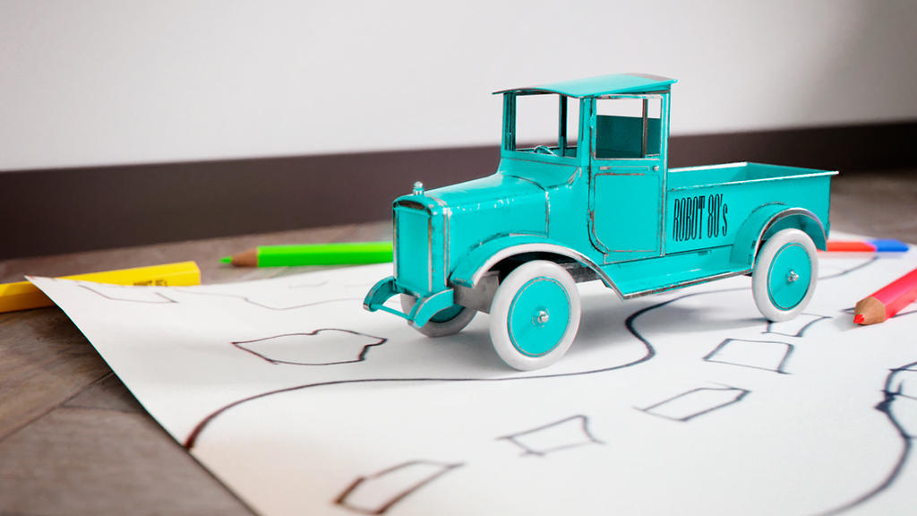 Toy truck by AntonioRobot on DeviantArt