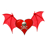 Winged Heart PNG by vamp1967