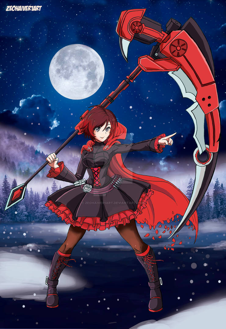 Ruby Roses Rwby RWBY RUBY ROSE by zeohaiver1art on DeviantArt