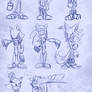 Sonic Character Doodles