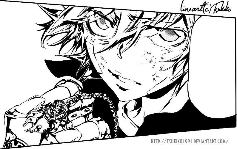 lineart - Tsuna