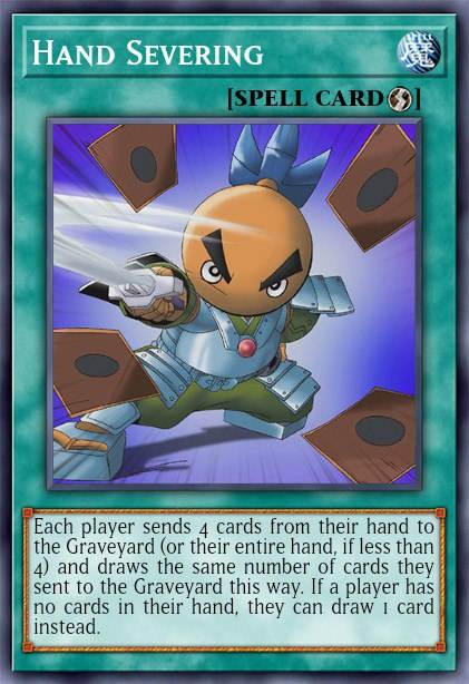 yugioh hand destruction cards FIRE SORCERER Description coming soon... Hand Severing/Hand Destruction in GX